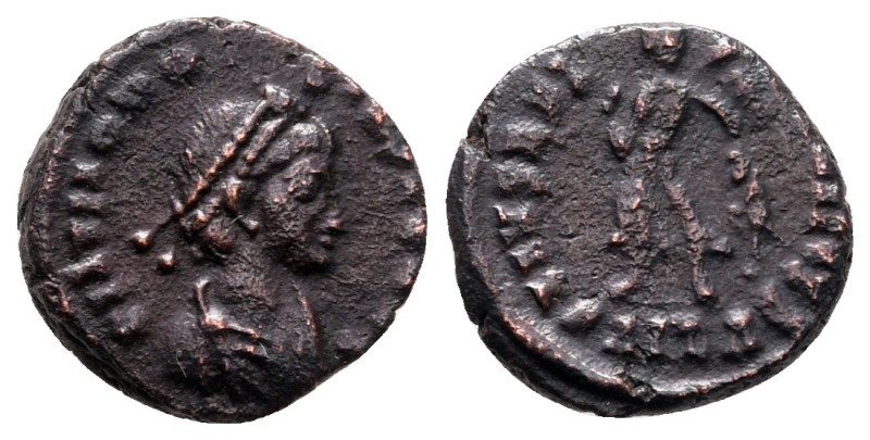 Theodosius I AD 379-395. Alexandria
Follis Æ

12 mm, 1,23 g



Very Fine