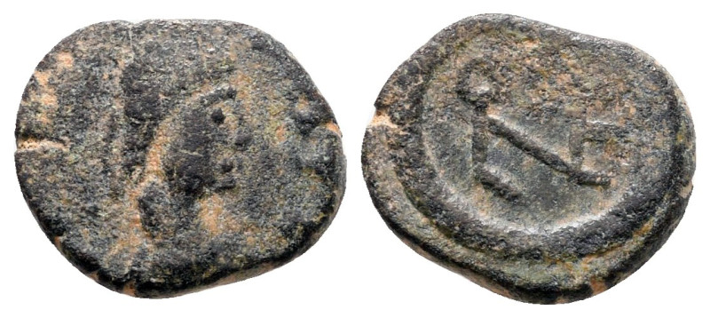 Zeno, second reign AD 476-491. Uncertain mint
Nummus Æ

12 mm, 1,35 g



...