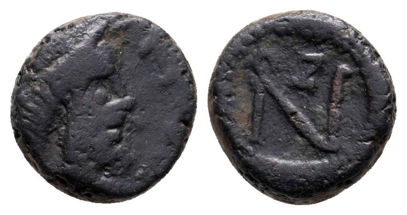 Zeno, second reign AD 476-491. Uncertain mint
Nummus Æ

9 mm, 1,02 g



V...