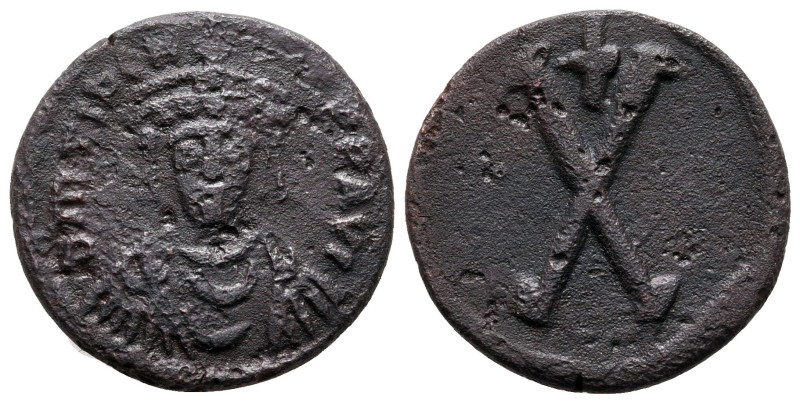 Tiberius II Constantine AD 578-582. Constantinople
Decanummium Æ

20 mm, 3,83...