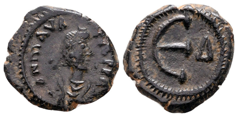 Maurice Tiberius AD 582-602. Constantinople
Pentanummium Æ

16 mm, 1,79 g

...