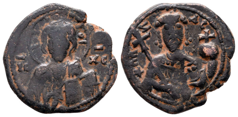 Alexius I Comnenus AD 1081-1118. Thessalonica
Tetarteron Æ

20 mm, 3,18 g

...