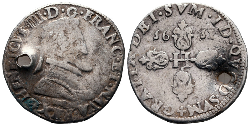 France. Henri IV AD 1589-1610.
Demi Franc AR

27 mm, 6,78 g



Very Fine