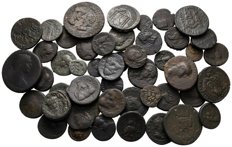 Lot of ca. 50 roman provincial bronze coins / SOLD AS SEEN, NO RETURN! 

Very ...