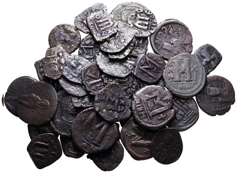 Lot of ca. 50 byzantine bronze coins / SOLD AS SEEN, NO RETURN! 

Nearly Very ...