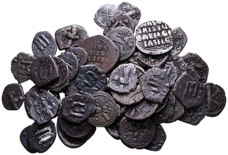 Lot of ca. 50 byzantine bronze coins / SOLD AS SEEN, NO RETURN! 

Very Fine