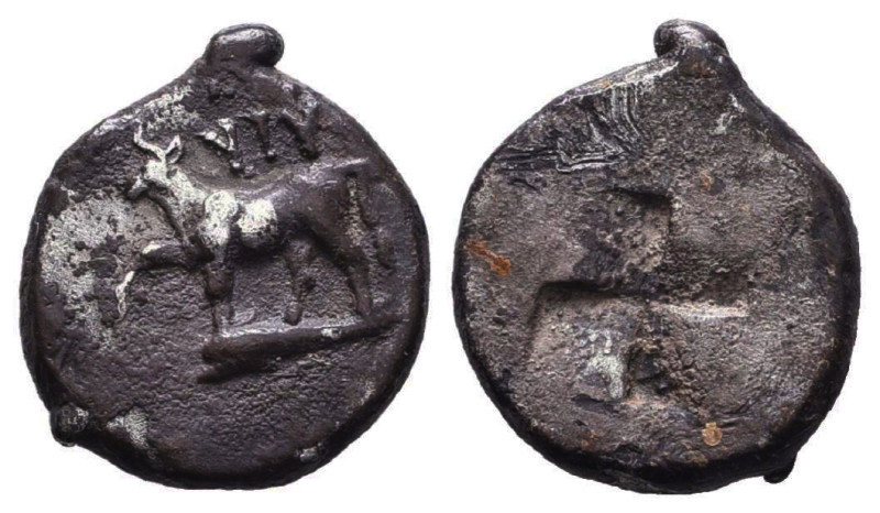 Thrace, Byzantion. 340-320 B.C. AR .
Reference:

Condition: Very Fine

Weig...