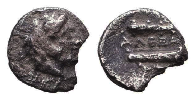 Greek Obol, Ca. 5th-3rd Century BC. AR.

Reference:

Condition: Very Fine
...