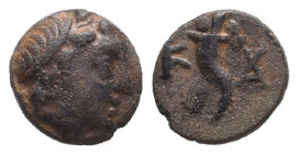 Greek Coins. 4th - 3rd century B.C. AE
Reference:

Condition: Very Fine

Weight: 0.7g Diameter: 9.6mm