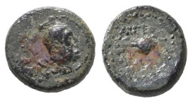 Greek Coins. 4th - 3rd century B.C. AE
Reference:

Condition: Very Fine

Weight: 1.6g Diameter: 12mm