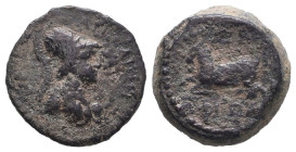 Greek Coins. 4th - 3rd century B.C. AE
Reference:

Condition: Very Fine

Weight: 4.4g Diameter: 17mm