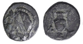 Greek Coins. 4th - 3rd century B.C. AE
Reference:

Condition: Very Fine

Weight: 1g Diameter: 10.3mm