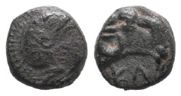 Greek Coins. 4th - 3rd century B.C. AE
Reference:

Condition: Very Fine

Weight: 1.1g Diameter: 9mm