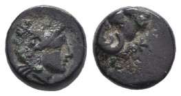 Greek Coins. 4th - 3rd century B.C. AE
Reference:

Condition: Very Fine

Weight: 1.2g Diameter: 9.6mm