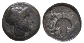 Greek Coins. 4th - 3rd century B.C. AE
Reference:

Condition: Very Fine

Weight: 2.1g Diameter: 12.1mm