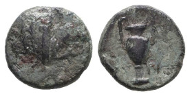 Greek Coins. 4th - 3rd century B.C. AE
Reference:

Condition: Very Fine

Weight: 1g Diameter: 10.2mm