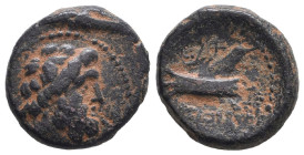 Greek Coins. 4th - 3rd century B.C. AE
Reference:

Condition: Very Fine

Weight: 4.4g Diameter: 16.8mm