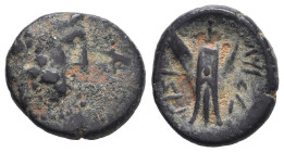 Greek Coins. 4th - 3rd century B.C. AE
Reference:

Condition: Very Fine

Weight: 2.5g Diameter: 15.7mm