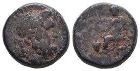 Greek Coins. 4th - 3rd century B.C. AE
Reference:

Condition: Very Fine

Weight: 5.5g Diameter: 16.4mm