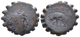 Greek Coins. 4th - 3rd century B.C. AE
Reference:

Condition: Very Fine

Weight: 8.2g Diameter: 22mm