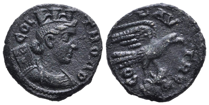 Roman Provincial Coins, Ae
Troas, Alexandria Troas. Pseudo-autonomous issue, ca...