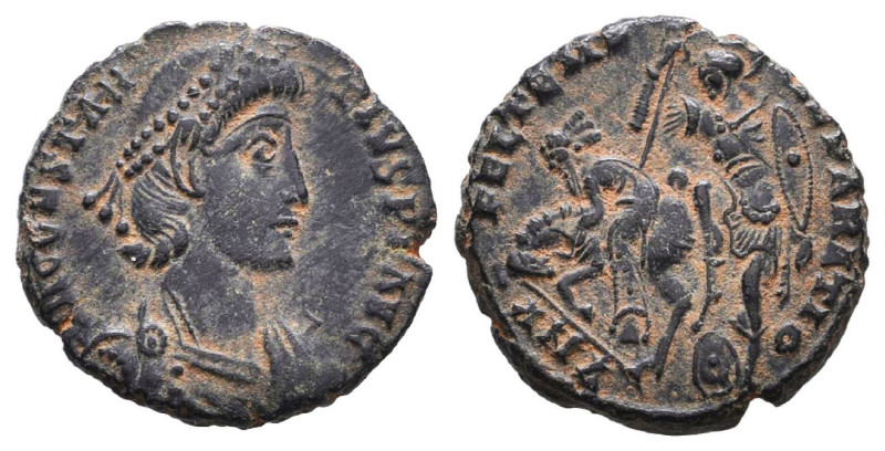 Constantius II, 337-361. Ae
Reference:

Condition: Very Fine

Weight: 2.2g ...