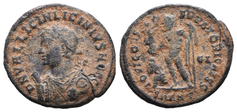 Licinius II. Caesar, A.D. 317-324. AE follis
Reference:

Condition: Very Fine...