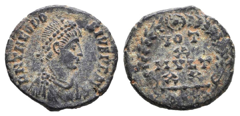 Theodosius I. A.D. 379-395. AE 
Reference:

Condition: Very Fine

Weight: 1...