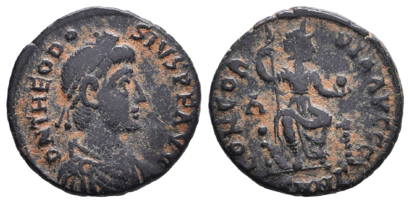 Theodosius I. A.D. 379-395. AE 
Reference:

Condition: Very Fine

Weight: 2...