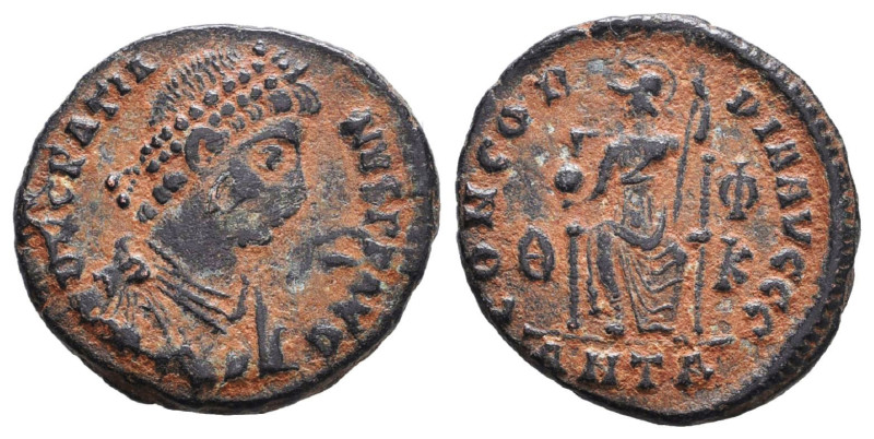 Gratian. A.D. 367-383. AE 
Reference:

Condition: Very Fine

Weight: 2.9g D...