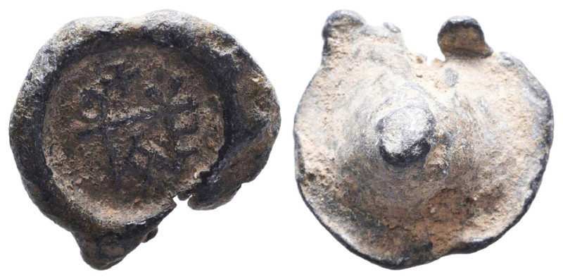 Byzantine Lead Seals, 7th - 13th Centuries. 
Reference:

Condition: Very Fine...