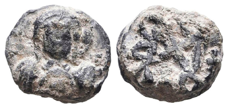 Byzantine Lead Seals, 7th - 13th Centuries. 
Reference:

Condition: Very Fine...