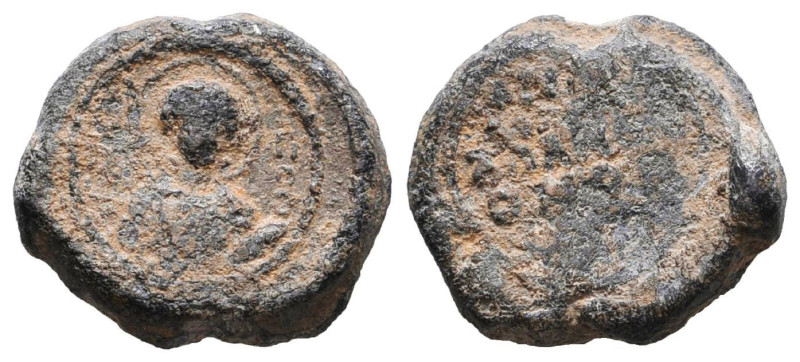 Byzantine Lead Seals, 7th - 13th Centuries. 
Reference:

Condition: Very Fine...