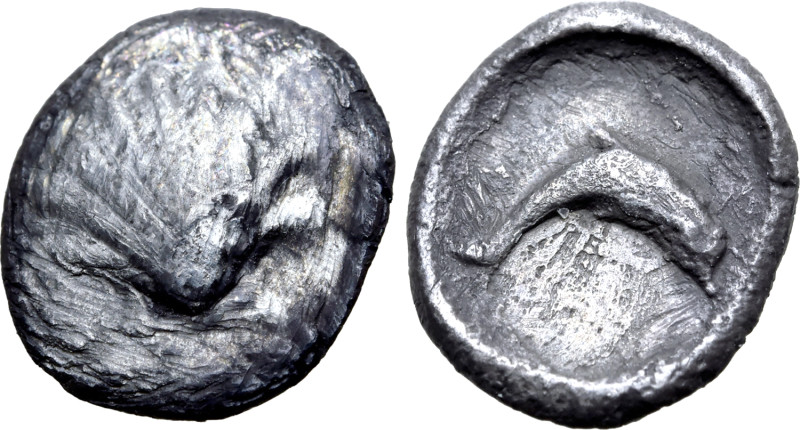 Southern Apulia, Tarentum, c. 325-280 BC. AR Litra (10mm, 0.63g, 5h). Scallop sh...