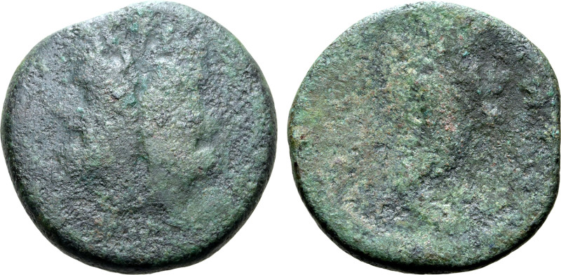 Southern Lucania, Thourioi as Copia, c. 193-150 BC. Æ As (22mm, 9.70g, 10h). Lau...