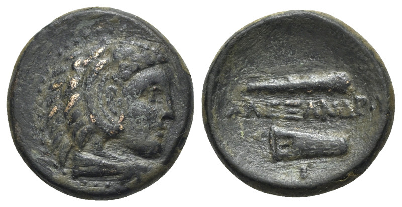 Kings of Macedon, Alexander III ‘the Great’ (336-323 BC). Æ (20mm, 6.04g, 9h). U...