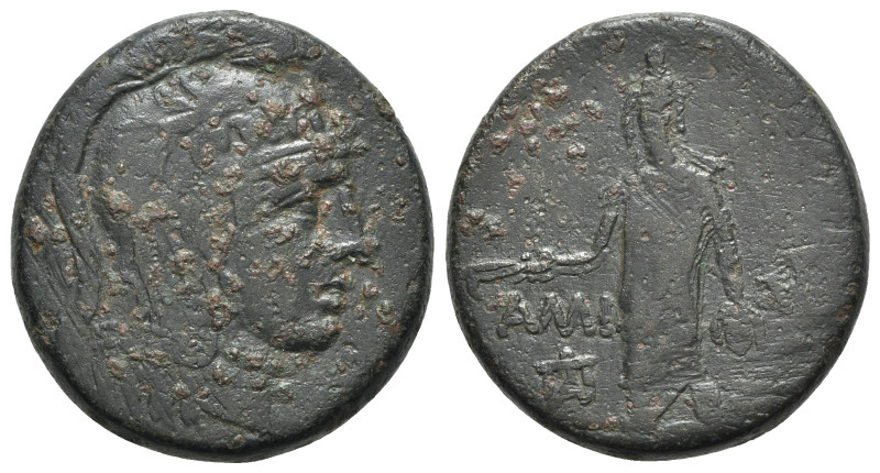 Pontos, Amisos, c. 85-65 BC. Æ (29mm, 19.67g, 12h). Struck under Mithradates VI....