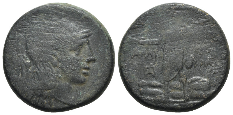 Pontos, Amisos, c. 85-65 BC. Æ (29mm, 19.20g, 12h). Struck under Mithradates VI....