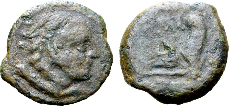 Anonymous. Second Punic War issue. Uncertain Sardinian, Sicilian, or non-Roman I...