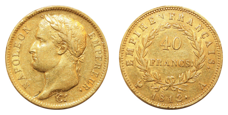 - Type: 40 Francs
- Purity: 900
- Metal: Gold
- Weight: 12.86g
- Country: France...