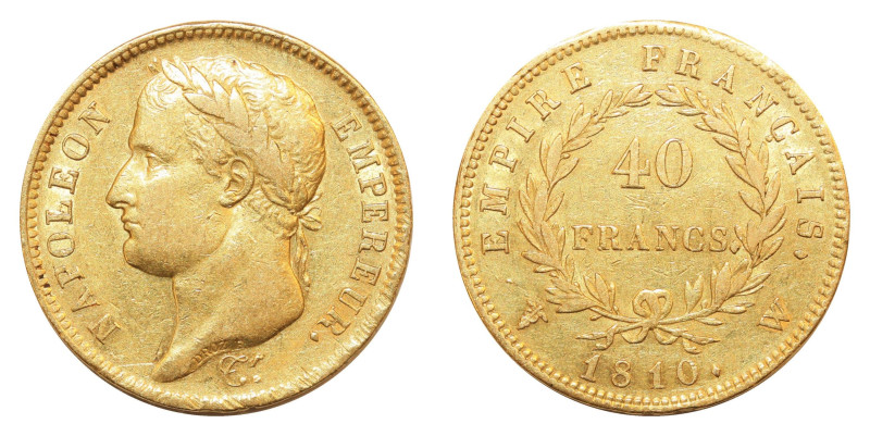 - Type: 40 Francs
- Purity: 900
- Metal: Gold
- Weight: 12.8g
- Country: France
...