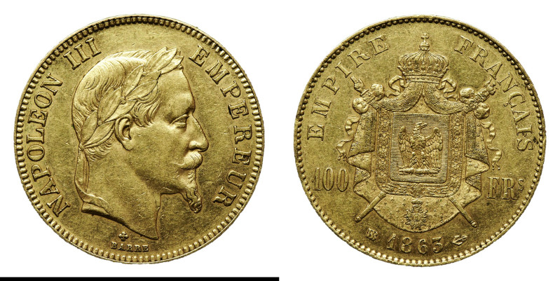 - Type: 100 Francs Napoleon
- Purity: 900
- Metal: Gold
- Weight: 32.25g
- Count...