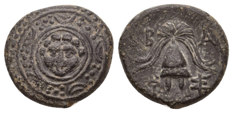 KINGS OF MACEDON. Philip III Arrhidaios (323-317 BC). Ae 1/2 Unit.
4.62 Gr. 16....