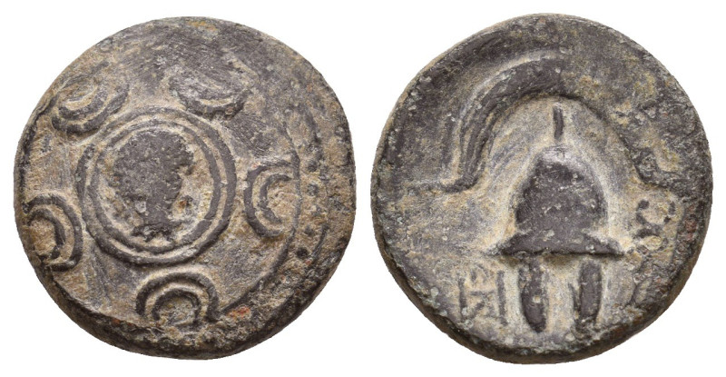 KINGS OF MACEDON. Philip III Arrhidaios (323-317 BC). Ae 1/2 Unit.
3.58 Gr. 17....
