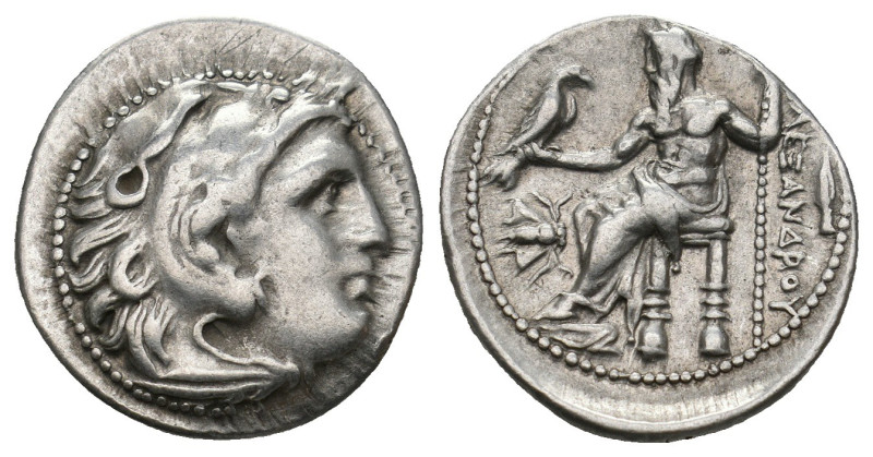 KINGS OF MACEDON. Alexander III 'the Great' (336-323 BC). Drachm.
4.24 Gr. 18.7...