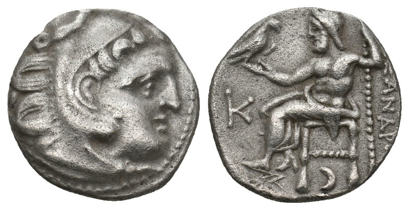 KINGS OF MACEDON. Alexander III 'the Great' (336-323 BC). Drachm.
3.75 Gr. 17.2...