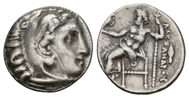 KINGS OF MACEDON. Alexander III 'the Great' (336-323 BC). Drachm.
4.1 Gr. 17.2 ...