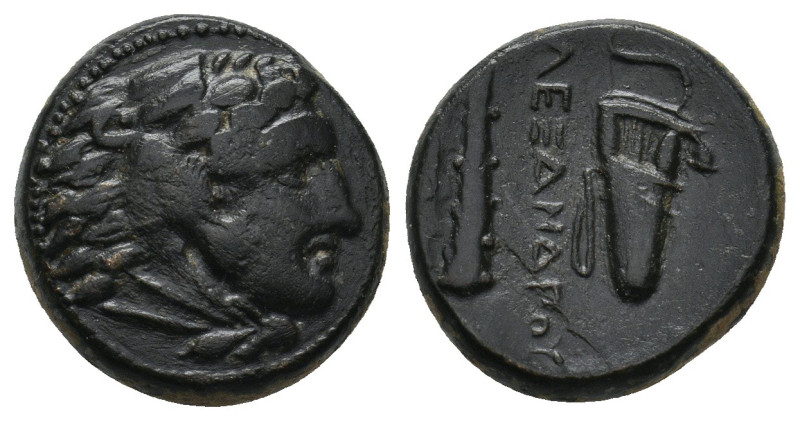 KINGS OF MACEDON. Alexander III 'the Great' (336-323 BC). Ae Unit.
6.31 Gr. 17 ...