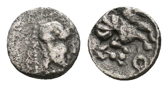 ASIA MINOR. Uncertain ( 5th century BC). Hemiobol.
0.31 Gr. 7.1 mm.