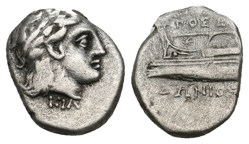 BITHYNIA. Kios. Hemidrachm (Circa 350-300 BC).
2.4 Gr. 14.5 mm.